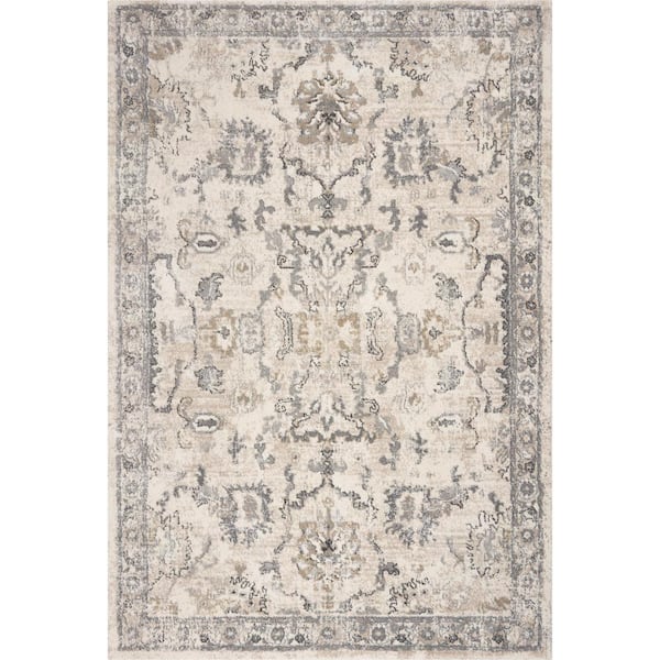 MILLERTON HOME Louisa Ivory 9 ft. x 13 ft. Area Rug