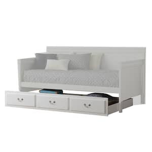 Bailee White Twin Daybed with Trundle