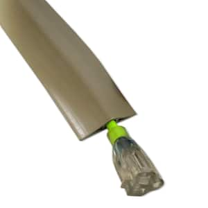 Commercial Electric 5 ft. PVC Floor Cord Protector in Ivory A91-5V