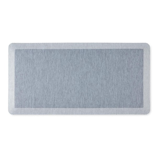 Town & Country Living Basic Comfort Plus Vintage Medallion Grey 18 in. x 39 in. Anti Fatigue Mat, Gray