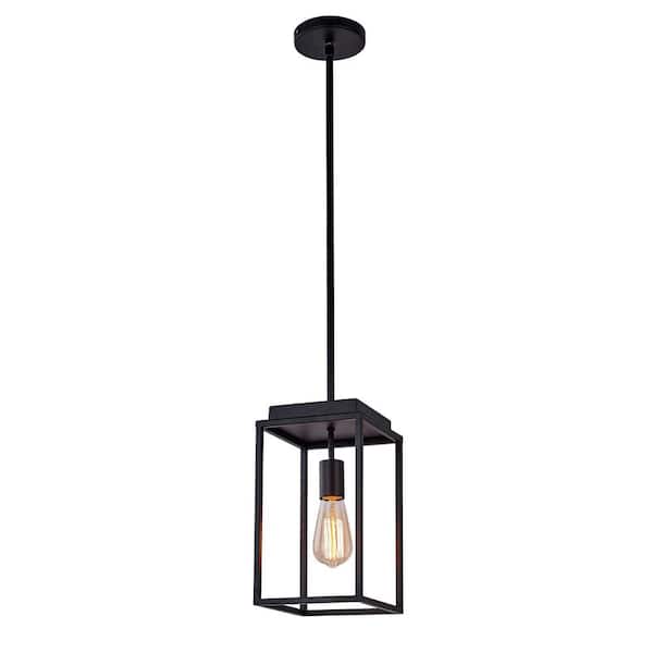 Easylite Display Rollins 1-Light Black Frame Mini Pendant