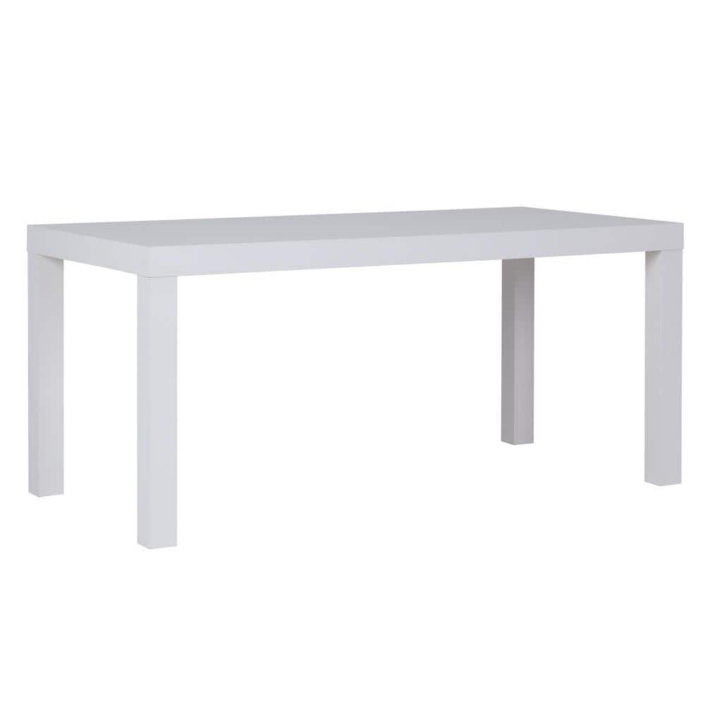 DHP Parsons White Coffee Table 3537496 The Home Depot