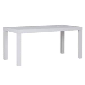 Parsons White Coffee Table