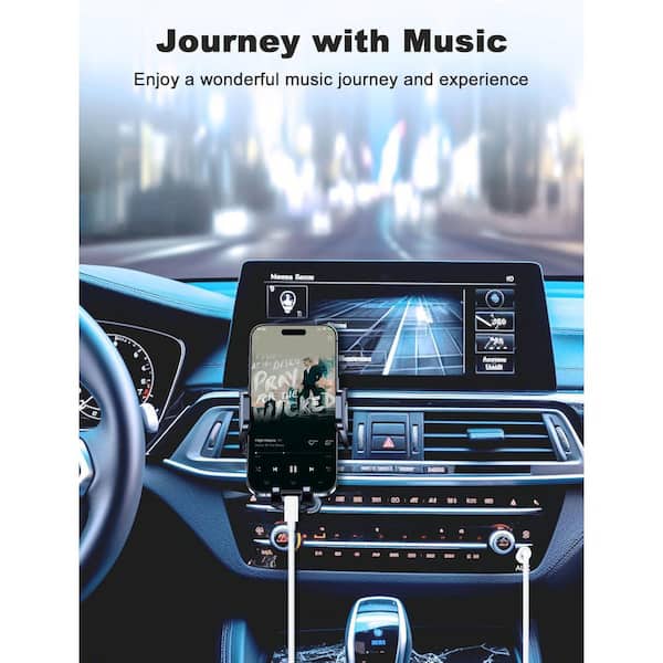 Câble Auxiliaire IPhone MFi - Jack 3,5mm Vers Lightning Pour Voiture Et Enceintes, 1m Rouge