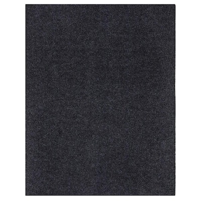 Ottomanson Utility Collection Waterproof Non-Slip Rubberback Solid 3x13  Indoor/Outdoor Runner Rug, 2 ft. 7 in. x 13 ft. 1 in., Gray UTY513-3X13 -  The Home Depot