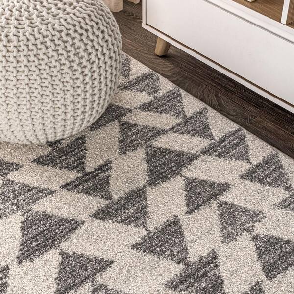 Gray Runner Rug With Moroccan Tiles. Kitchen Floor Mat -  Sweden