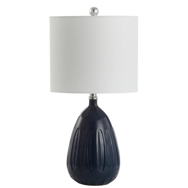 SAFAVIEH 20 in. Navy Table Lamp TBL4165B The Home Depot