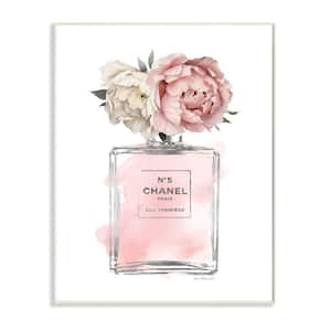 The Stupell Home Decor Collection Glam Perfume Bottle V2 Flower