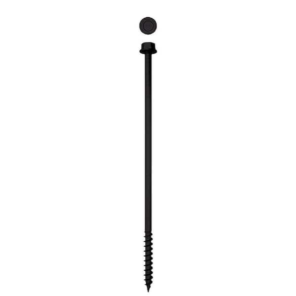 1/2 in. x 12 in. Exterior Hex Head Structural Wood Lag Screws  Powerlags Hex (100 EA) Bulk Pail