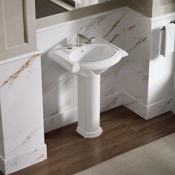 KOHLER Devonshire Vitreous China Pedestal Combo Bathroom