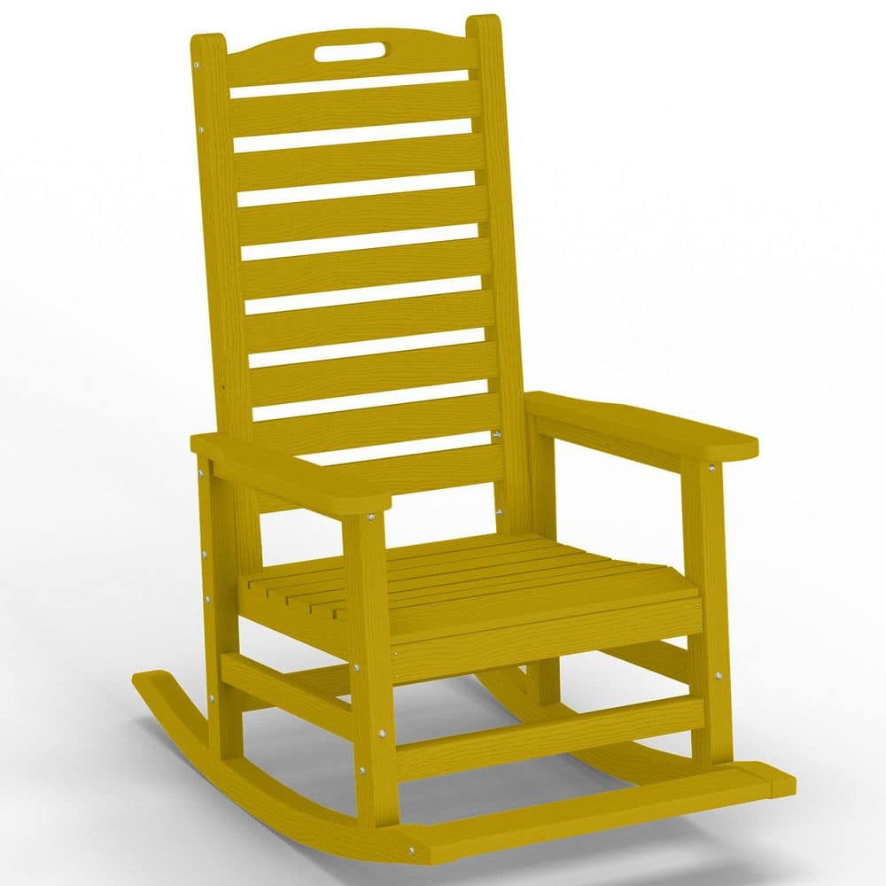 HDPE Metal Outdoor Rocking Chair Horizontal Yellow price history on PriceWatchPro