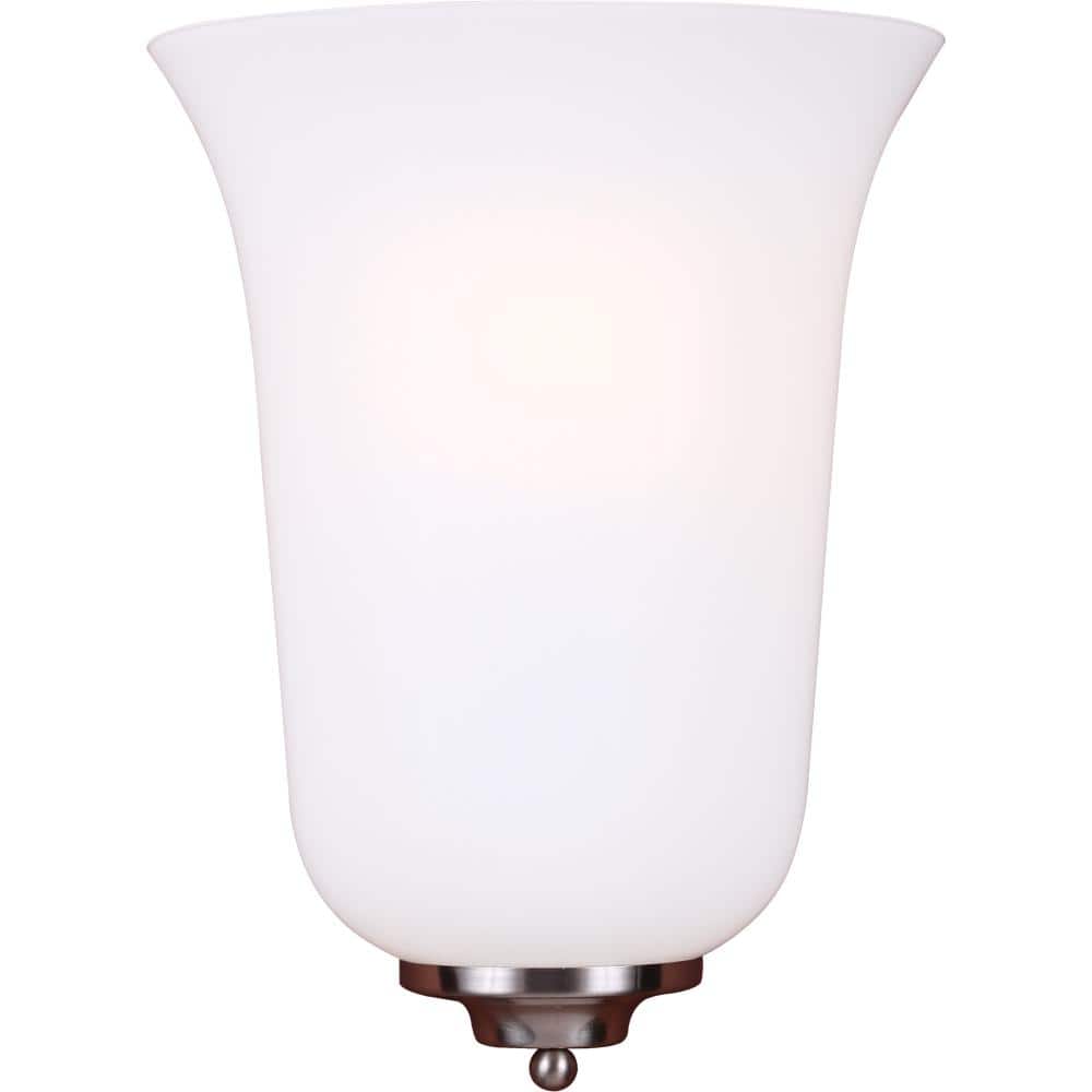 1-Light Brushed Nickel Interior Wall Sconce price history on PriceWatchPro
