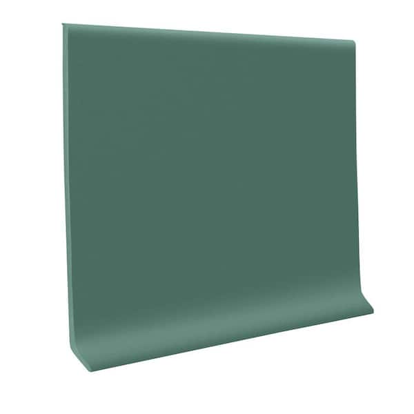 Unbranded Vinyl Hunter Green 4 in. x 48 in. x 1/8 in. Wall Cove Base (30-Pieces)