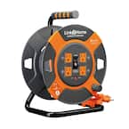 3 ft. 14/3 Extension Cord Storage Reel with 4 Power Outlets and SJTW Cable