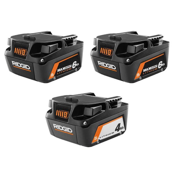 Reviews for RIDGID 18V 6.0 Ah MAX Output LithiumIon Batteries (2Pack