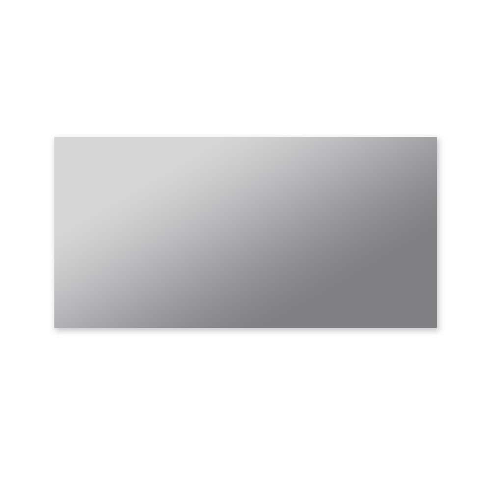 48 in. W x 30 in. H LED Back Light Rectangular Aluminum Frameless Wall Bath