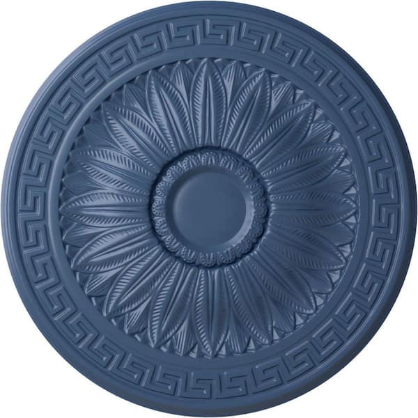 Ekena Millwork 20" x 1-3/8" Randee Urethane Ceiling Medallion (Fits Canopies upto 3-7/8") Hand-Painted Americana