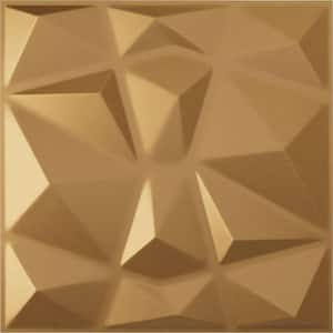 19 5/8 in. x 19 5/8 in. Niobe EnduraWall Decorative 3D Wall Panel, Gold (Covers 2.67 Sq. Ft.)