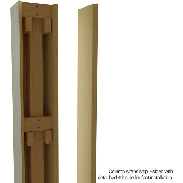 Ekena Millwork 10 in. x 6 ft. Sand Blasted Endurathane Faux Wood 