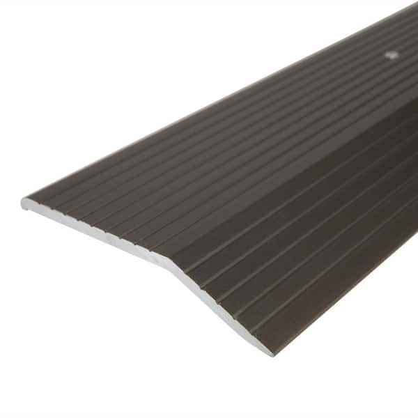 TrimMaster Silver 2 in. x 36 in. Carpet Trim Transition Strip