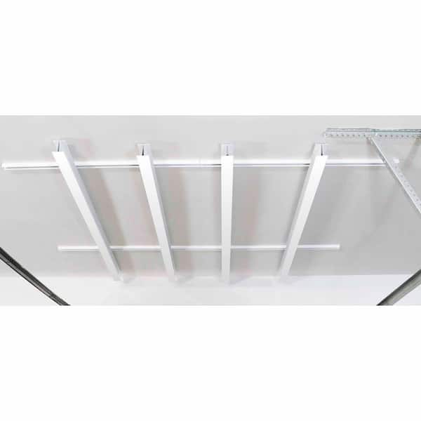 Ceiling Sam Overhead Garage Ceiling Steel Storage Rack for Tote Containers