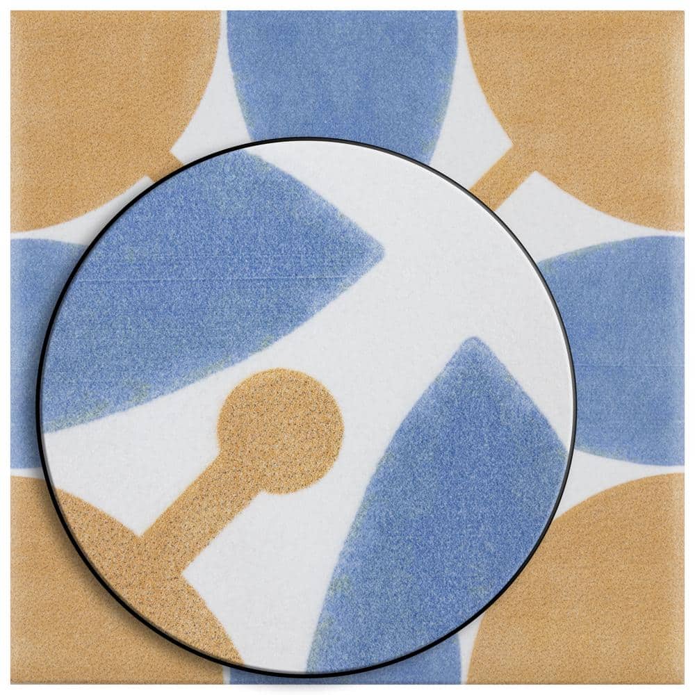 Revival Mini 4" White Ceramic Matte Square Tile