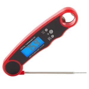 Stainless Steel Digital Cooking Thermometer - grey - Bed Bath