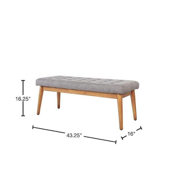 Upholstered Wood Bench