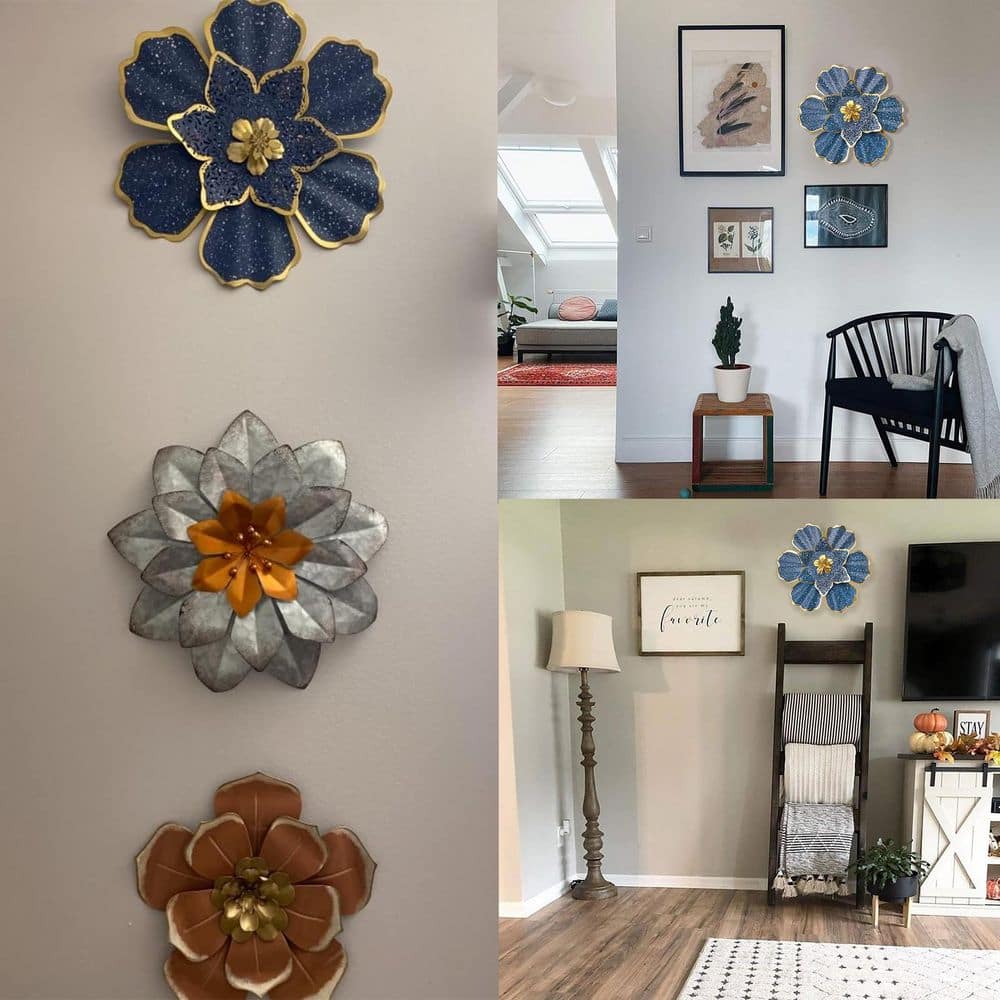 royal-blue-wall-sculptures-