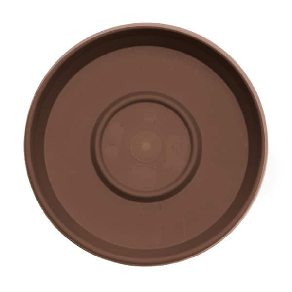 Drain Away Tray 22 in. Dia Terra Cotta Plastic Plant Drain Tray