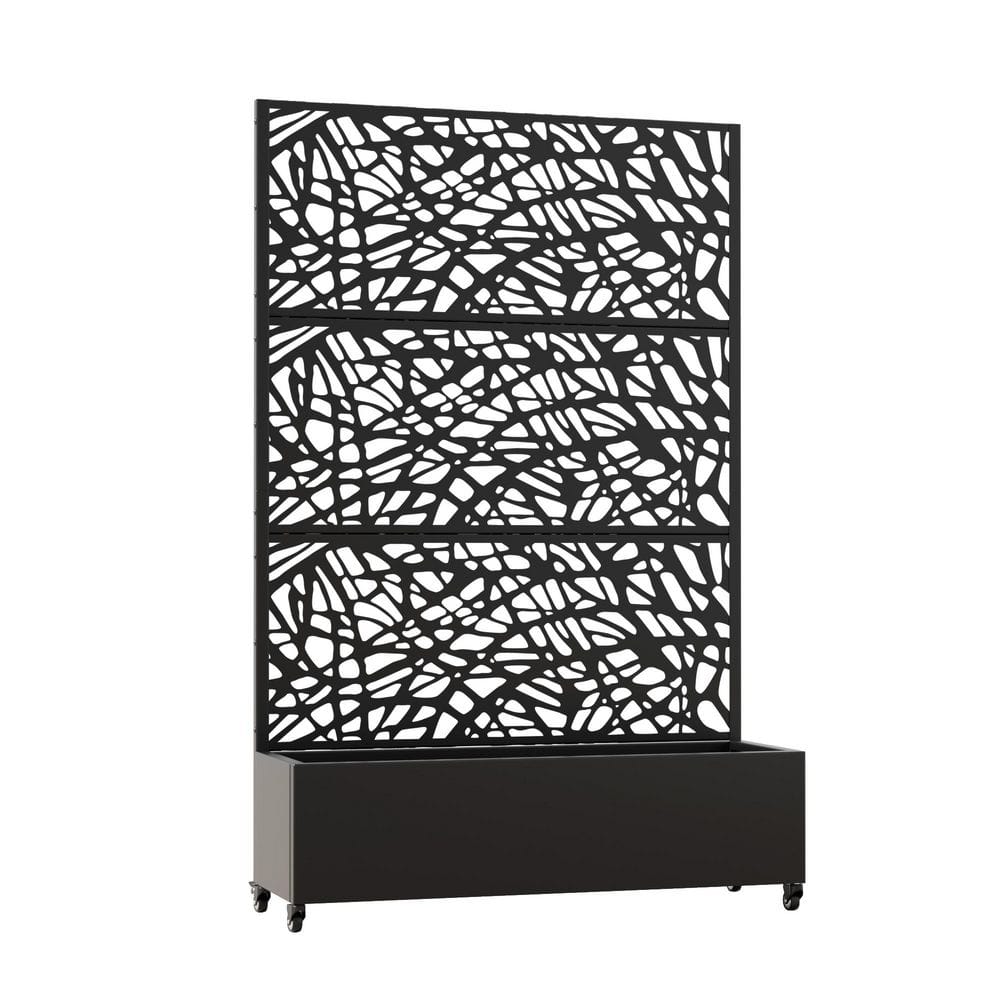 6 ft. H x 4 ft. W Metal Planter Box with Trellis Black price history on PriceWatchPro