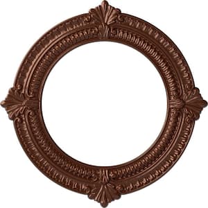13-1/8 in. x 8 in. ID x 5/8 in. Benson Urethane Ceiling Medallion (Fits Canopies upto 8 in.), Copper Penny