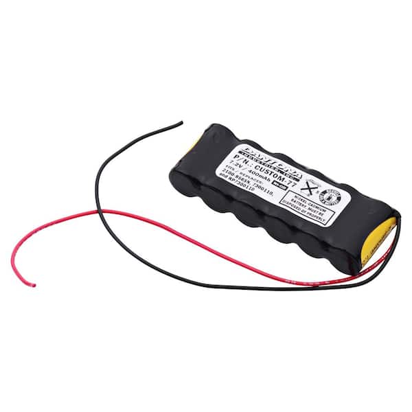 7.2-Volt NICAD 400 mAh Emergency Lighting Battery 7300110
