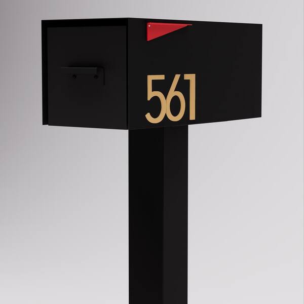 Malone Post Mounted Mailbox malone-black - The Home Depot