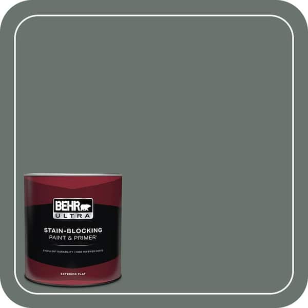 BEHR ULTRA 1 qt. #PPU12-18 Heritage Park Flat Exterior Paint & Primer