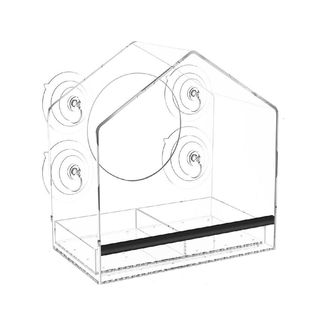 Clear Acrylic 16.90 oz Window Bird Feeder with Strong Suction Cups price history on PriceWatchPro