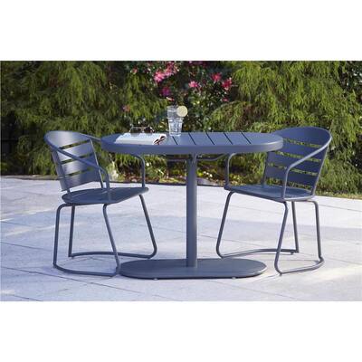 oval bistro set