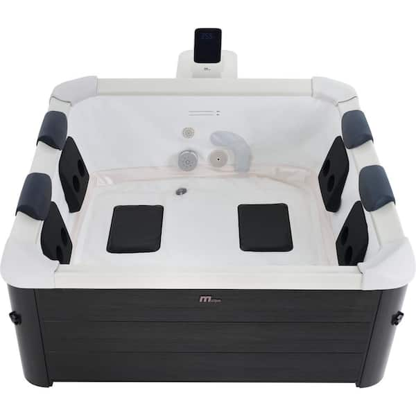 Maxxus M Spa Mont Blanc 4-Person 118 Jet Hot Tub Portable Spa Easy Set Up  and Plug and Play with Cover P-MB049 - The Home Depot