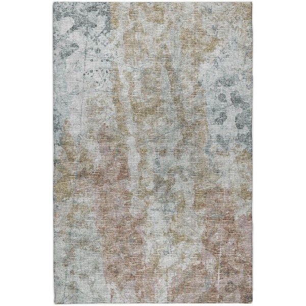Dream Shag Premium Machine Washable Abstract ADS68 Multi 5 ft. x 7 ft. 6 in. Area Rug