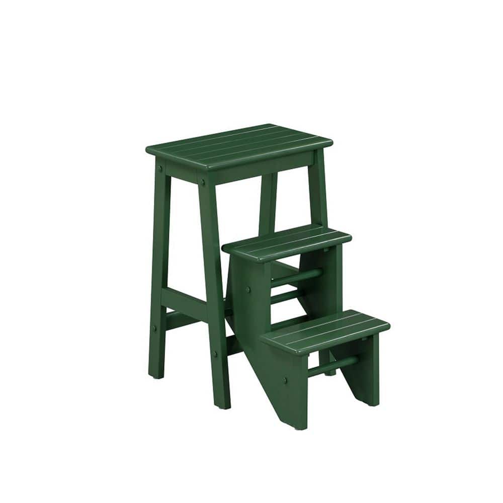 Niko Folding 24.5in. Wood Step Stool - Equestrian Green price history on PriceWatchPro