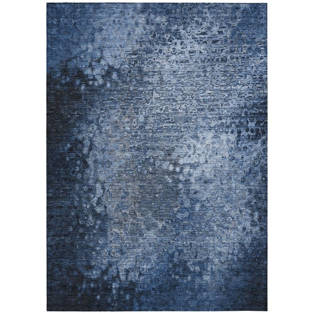 Addison Rugs Chantille ACN565 Blue 2 ft. 6 in. x 3 ft. 10 in. Machine ...