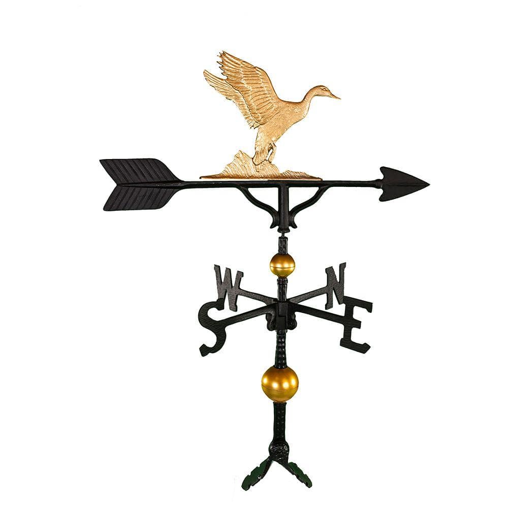32 in. Deluxe Gold Duck Weathervane product image for price tracking