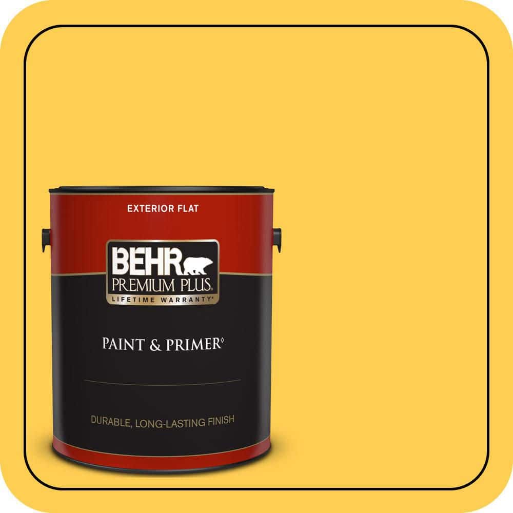 1 gal. #T16-05 Canary Diamond Flat Exterior Paint & Primer price history on PriceWatchPro