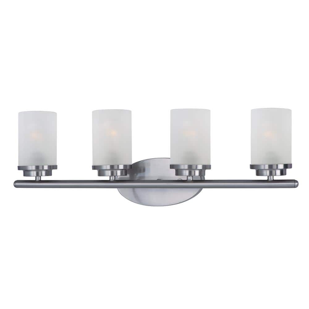 Corona 4-Light Satin Nickel Vanity Bath Light price history on PriceWatchPro