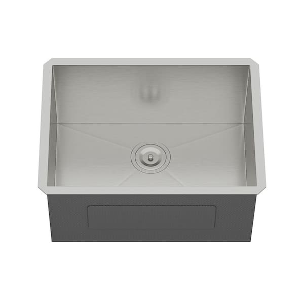 stufurhome 24 inch undermount single bowl 16 gauge white