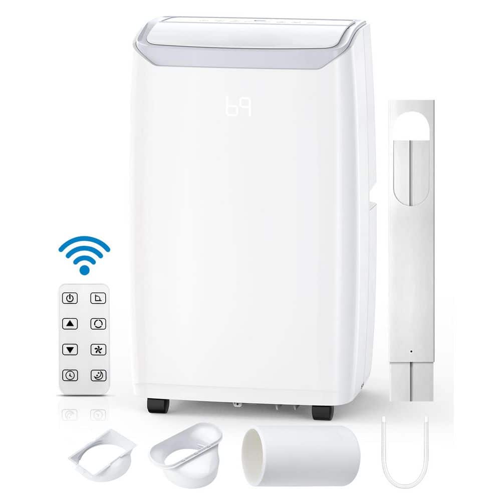 9,200 (DOE) BTU Portable Air Conditioner with Dehumidifier and Remote Cools 700 sq. ft. in White price history on PriceWatchPro