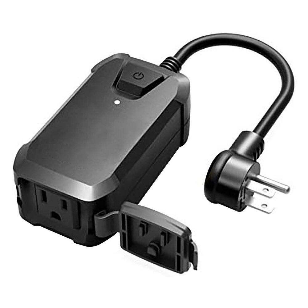 120-Volt Outdoor Smart Dimmer Plug IP44 Waterproof for String Lights Alexa Google Control Black (1-Pack) price history on PriceWatchPro