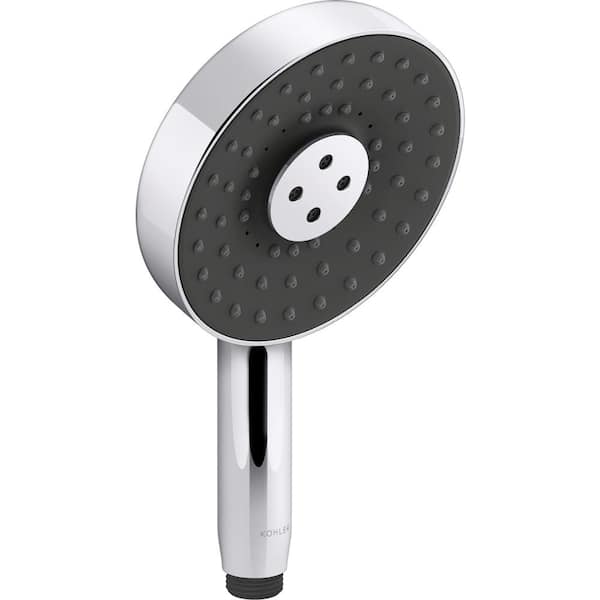 KOHLER Statement 3-Spray Patterns with 1.75 GPM 5.125 in. Wall Mount Handheld Shower Head in Polished Chrome