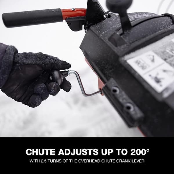 Troy-Bilt Squall 21 in. 123 cc Single-Stage Gas Snow Blower with E-Z Chute  Control Squall 123R - The Home Depot