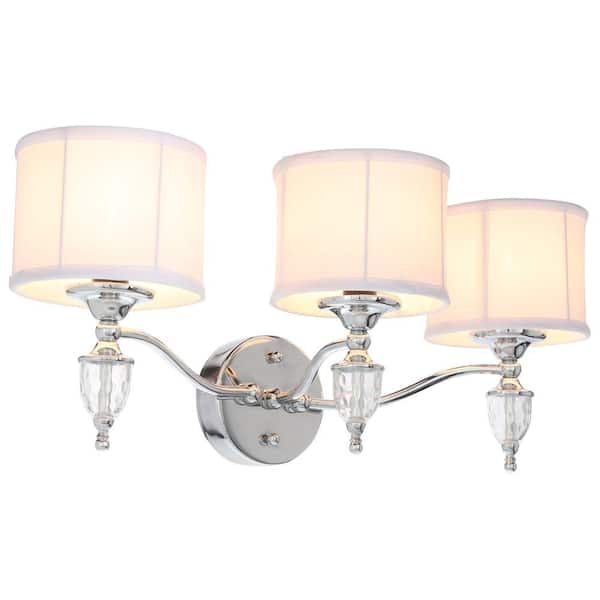 Hampton Bay Waterton 3-Light Chrome 